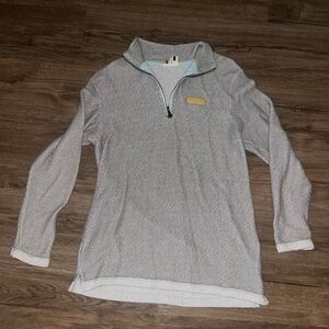 Jadelynn Brooke Gray and Light Blue Pullover